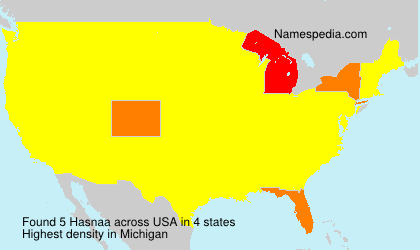 Surname Hasnaa in USA Surname Hasnaa in USA