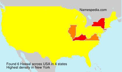 Surname Hassal in USA Surname Hassal in USA