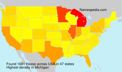 Surname Hasse in USA Surname Hasse in USA
