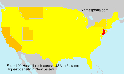 Surname Hasselbrook in USA Surname Hasselbrook in USA