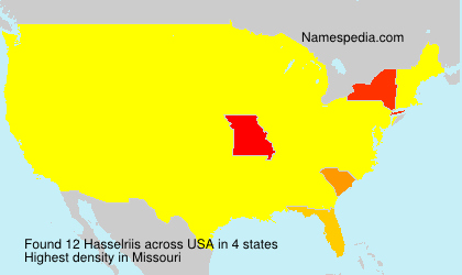 Surname Hasselriis in USA Surname Hasselriis in USA