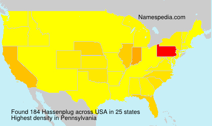 Surname Hassenplug in USA Surname Hassenplug in USA