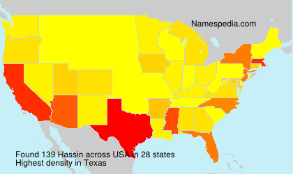Surname Hassin in USA Surname Hassin in USA