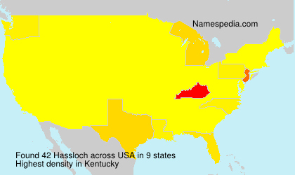 Surname Hassloch in USA Surname Hassloch in USA