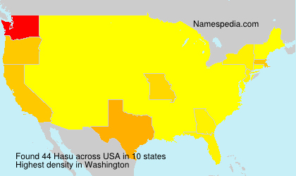 Surname Hasu in USA Surname Hasu in USA