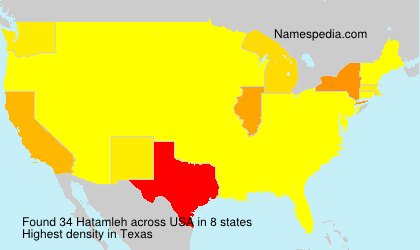 Surname Hatamleh in USA