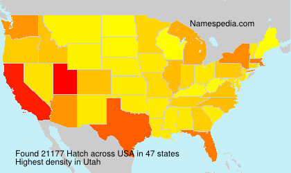 Surname Hatch in USA Surname Hatch in USA
