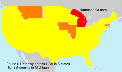 Surname Hathawy in USA Surname Hathawy in USA