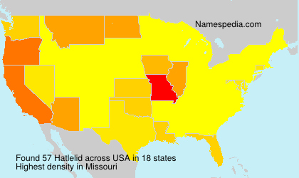 Surname Hatlelid in USA