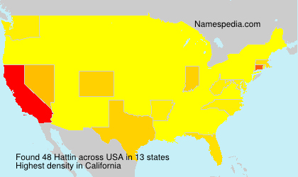 Surname Hattin in USA Surname Hattin in USA