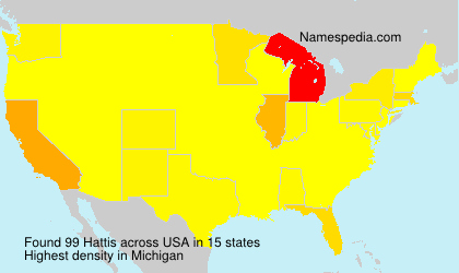 Surname Hattis in USA Surname Hattis in USA
