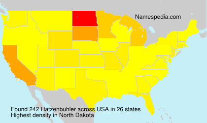Surname Hatzenbuhler in USA Surname Hatzenbuhler in USA