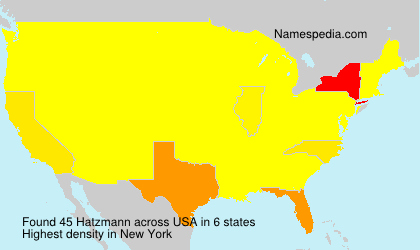 Surname Hatzmann in USA Surname Hatzmann in USA