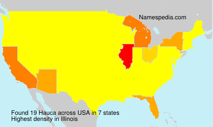 Surname Hauca in USA Surname Hauca in USA