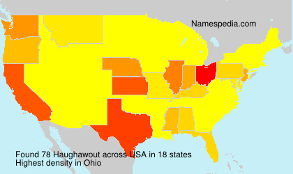 Surname Haughawout in USA Surname Haughawout in USA