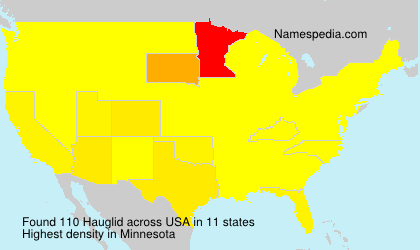 Surname Hauglid in USA