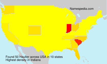 Surname Haulter in USA Surname Haulter in USA