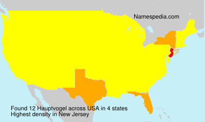 Surname Hauptvogel in USA Surname Hauptvogel in USA