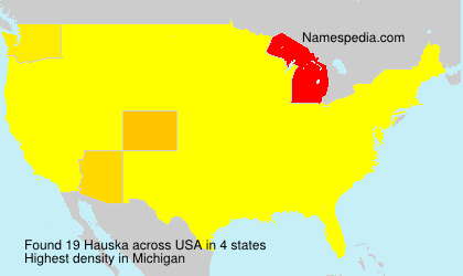 Surname Hauska in USA Surname Hauska in USA