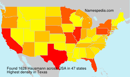 Surname Hausmann in USA Surname Hausmann in USA