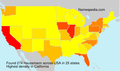 Surname Haussmann in USA Surname Haussmann in USA