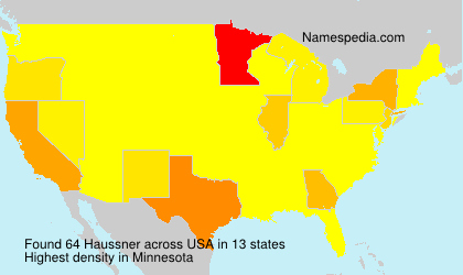 Surname Haussner in USA Surname Haussner in USA