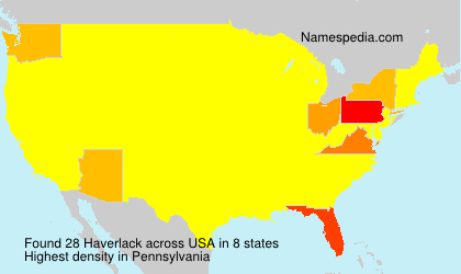 Surname Haverlack in USA Surname Haverlack in USA