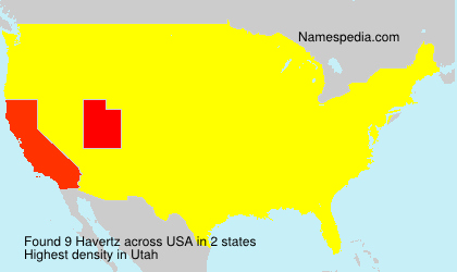 Surname Havertz in USA Surname Havertz in USA