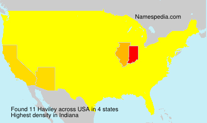 Surname Haviley in USA Surname Haviley in USA