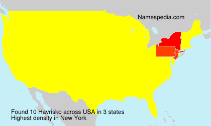 Surname Havrisko in USA Surname Havrisko in USA
