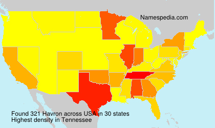 Surname Havron in USA Surname Havron in USA