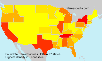 Surname Haward in USA Surname Haward in USA