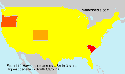 Surname Hawkensen in USA Surname Hawkensen in USA