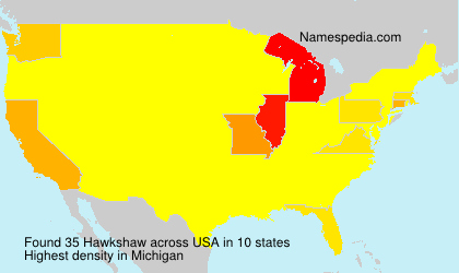 Surname Hawkshaw in USA Surname Hawkshaw in USA