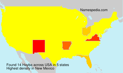 Surname Hayba in USA Surname Hayba in USA