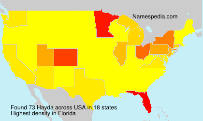 Surname Hayda in USA Surname Hayda in USA