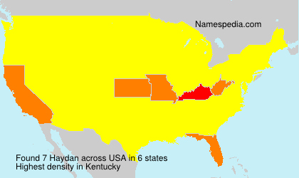 Surname Haydan in USA Surname Haydan in USA