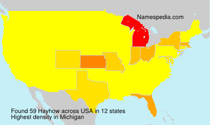Surname Hayhow in USA Surname Hayhow in USA