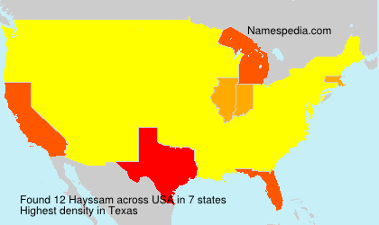 Surname Hayssam in USA