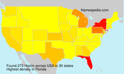 Surname Hazim in USA Surname Hazim in USA