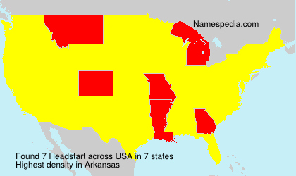 Surname Headstart in USA Surname Headstart in USA