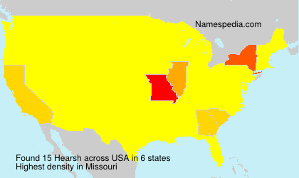 Surname Hearsh in USA Surname Hearsh in USA