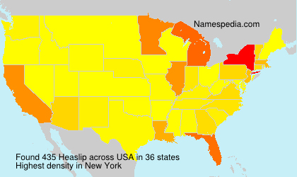 Surname Heaslip in USA Surname Heaslip in USA