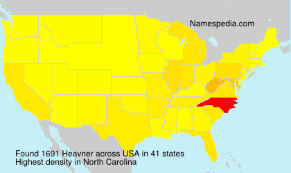 Surname Heavner in USA Surname Heavner in USA
