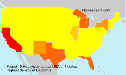 Surname Heavyside in USA Surname Heavyside in USA