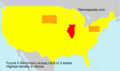 Surname Hechmann in USA Surname Hechmann in USA