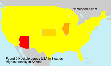 Surname Heckele in USA Surname Heckele in USA