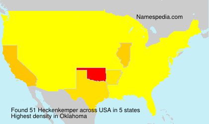 Surname Heckenkemper in USA Surname Heckenkemper in USA