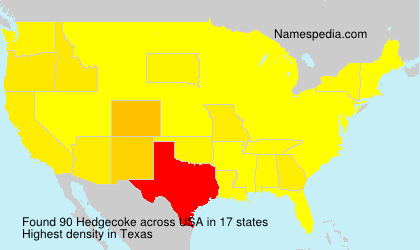 Surname Hedgecoke in USA Surname Hedgecoke in USA