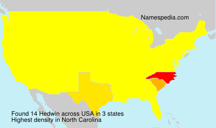Surname Hedwin in USA Surname Hedwin in USA